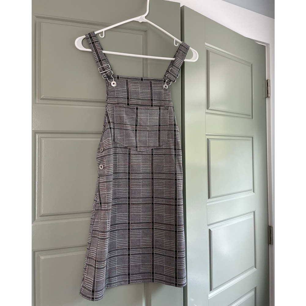 H&M Overall Dress Plaid